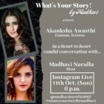 Akanksha Awasthi Instagram - Heart to heart candid conversation with you my friends❤ Mumbai, Maharashtra