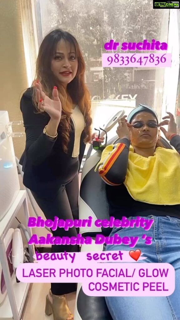 Akanksha Dubey Instagram - CELEBRITIES experienced OUR TREATMENTS. …WHY CANT YOU ? 🤷‍♀️ Call ☎️ on 9833647836/7506075752 Bandra West Pali Hill/ Andheri West Lokhandwala/Andheri East #drsuchita #doctor #cosmetologist #instagram #instareels #insta #instafashion #skincare #skin #celebrity #secret #laser #cosmeticpeels #peeling Natural Slim n Glow Clinic