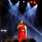 Akshara Singh Instagram - Last night ♥️🔥✨ #nagpur . . . . . Wearing @meraakinxtbynikkimonali @nikki_shirodkar_meraki #aksharasingh