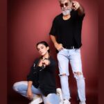Akshara Singh Instagram - Kaisa laga papa aur mera swag 🤘 . . . . . #aksharasingh #fatherndaughterduo