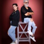 Akshara Singh Instagram - Behind every great daughter is a truly amazing father 🔥✨🫶🏻 . . . . . . #aksharasingh #fatherndaughterduo