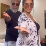 Akshara Singh Instagram – My coolest papa 🤗🔥 

#fatherndaughterduo