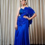 Akshara Singh Instagram - Blue it all along 🩵🌸✨ . . . . . . 👗 @shubhamkalaofficial @fashion_stylist_7 💆‍♀️ @kanizfatima_hairstylist 💄 @wasimmakeupartist 💅 @aksharasstudio #aksharasingh #lastnight #ranchievent Ranchi, Jharkhand