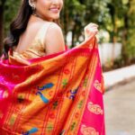 Akshaya Deodhar Instagram - All set to rock the events and celebrations this season with grace and positivity!🥳❤️ . Muah @swatighodke_mua_official Jewellery @Tantuh_wirehandmadeartistry Photo & Videography @mrugaank_kher Events managed by @rohanswami_productions PR & Management by @n.i.d.s_ @wechitramedia . #AkshayaDeodhar #AHA #Actress #Events #Anjalibai #RanaAnjali #TujhyatJeevRangala #Blessed