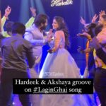 Akshaya Deodhar Instagram - Couple grooves on the special number #LaginGhai ❤️ . . Akshaya’s & Hardeek’s Beautiful outfits by @labelsonalesawant Styled by @stylist.chaitalikulkarni Akshaya’s Jewellery by @chandrakalm_jewellery Akshaya’s Makeup by @madhurikhese_makeupartist Akshaya’s Hair by @komalpashankar_makeupartist Hardeek’s Hair & Makeup by @makeovers_by_rahul Wedding decor & management @a3eventsandmedia Wedding planner @bhagatamol Location- @siddhigardensandbanquets Managed by @wechitramedia @n.i.d.s_ @amolghodake_ . #AHa #AkshayaDeodhar #HardeekJoshi #AkshayaHardeek