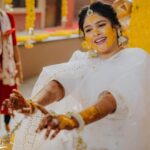 Akshaya Deodhar Instagram – Haldi dress is very special for every Bride-Groom, and so was for us. @labelsonalesawant created the most beautiful & comfortable outfits for both of us.🤍 So if you’re looking for stylish and comfortable outfits for your celebrations, Do visit ‘Label Sonale Sawant’ , A highly recommended place for all brides and grooms.
.
Again, Thank you so much @labelsonalesawant for creating this simple yet elegant look. We love it.🤗
.
.
Akshaya’s & Hardeek’s Beautiful outfits by @labelsonalesawant
Styled by @stylist.chaitalikulkarni
Pictures by Team @girish_katkar_photography
Floral Jewellery by @swatiwaghcreation
Akshaya’s Makeup by @madhurikhese_makeupartist
Akshaya’s Hair by @komalpashankar_makeupartist
Hardeek’s Hair & Makeup- @makeovers_by_rahul
Wedding decor & management @a3eventsandmedia
Wedding planner @bhagatamol
Location- @siddhigardensandbanquets
Managed by @wechitramedia @n.i.d.s_ @amolghodake_
.
#AHa #AkshayaDeodhar #HardeekJoshi #AkshayaHardeek