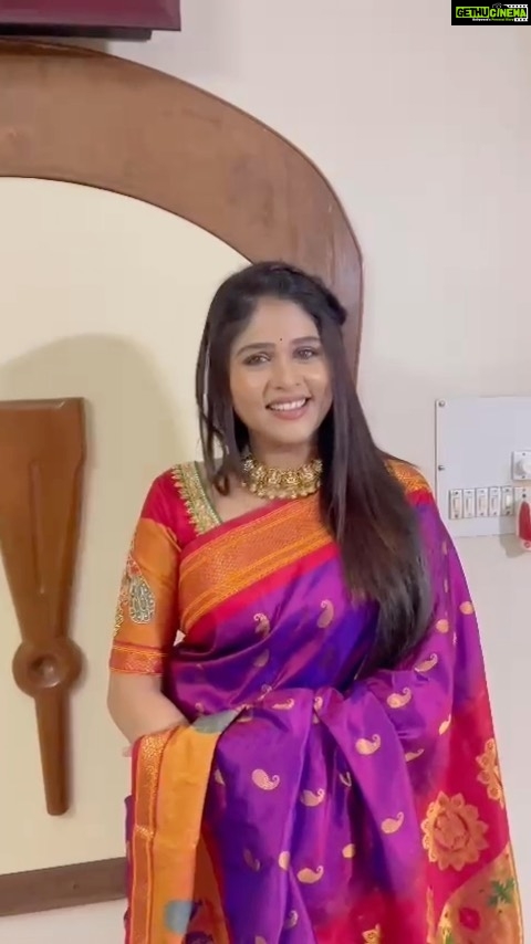 Akshaya Deodhar Instagram - 💞 . . . Saree & Blouse by @grand_rental_boutique Jewellery by @grand_rental_boutique . . . . #PrimeReels #ReelsInstagram #AkshayaDeodhar
