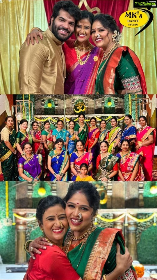 Akshaya Deodhar Instagram - We had a blast presenting our creation for @akshayaddr 🤗 and @hardeek_joshi 🤗's first mangalagaur 🤩 Shot and beautifully edited by @aarya_tagade 🤌 Thank you for having us on your special day ❣️ We love you both ❤️ #akshayadeodhar #hardeekjoshi #manasikanetkar #mksdancestudio #mangalagauri #mangalagaur #pune #punedancers #punedancegroup #ahaa Pune, Maharashtra