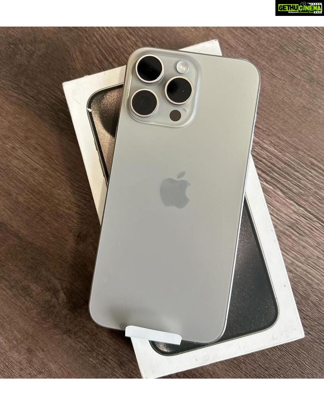 Akshaya Deodhar Instagram - Wokeup next to Iphone 15 Pro Max π₯° Thank youuuuu @hardeek_joshi β€οΈ @apple . PS- Natural Titanium 1 TB (Only iPhone lovers will know!)π . . #AkshayaDeodhar #HardeekJoshi #AHA #iPhone15ProMax #Apple
