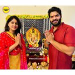 Akshaya Deodhar Instagram - Akshaya Deodhar & Hardeek Joshi celebrate their First Ganesh Chaturthi together in the most simple yet beautiful way!❤️ @akshayaddr @hardeek_joshi #WMUpdate #Exclusive #GanpatiBappaMoraya #AkshayaDeodhar #HardeekJoshi