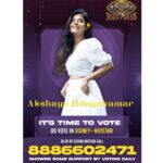 Akshaya Udayakumar Instagram - It’s time to vote Do vote in Disney + hotstar Also by giving missed call 8886602471 Shower some support by voting daily