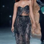 Alaya F Instagram – Soooo happy to have been the showstopper for @geishadesigns by Paras and Shalini at @lakmefashionwk to the INSANE music of @madboymink 🖤 

#GeishaDesigns #ParasAndShalini #EveningCouture #TheCocktailGownEdit #WithLoveFromGeisha

Styling – @sheefajgilani
Hair stylist – @souravv_roy
Make up – @makeupbyriddhima
Video – @lakmefashionwk