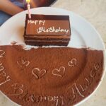 Alice Kaushik Instagram - Can I go where you go? Can we always be this close Forever and ever Take me out and take me home You're my my my my my my lover 💗💗🧿🧿 #BirthdayLunchWithMyHuman 🎂😘 Westin hotel...Goregaon(east)