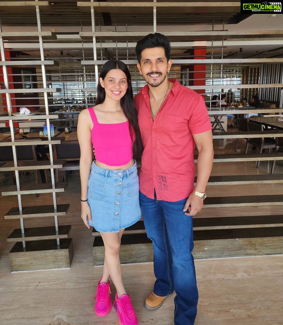 Alice Kaushik Instagram - Can I go where you go? Can we always be this close Forever and ever Take me out and take me home You're my my my my my my lover πππ§Ώπ§Ώ #BirthdayLunchWithMyHuman ππ Westin hotel...Goregaon(east)
