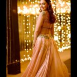 Alisha Prajapati Instagram - When your best friend is the bride, it has to be special ♥️ 13.12.2022 | Megha & Romil’s Sangeet Night ✨ 🧷 Look Deets Lehenga @jiviva_ Jewellery @mansi.jewels MUAH @ar_makeupofficial Nails by @daisynailstudio Shot by @karanghodapictures