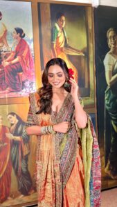 Alisha Prajapati Instagram - You Beauty😍🥹 
@alishaprajapati ♥️🧿
.
Styled by:- @idivyeshtalaviya 
Ft. :- @alishaprajapati 
Outfit by:- @asopalav 
HMUA:- @sejal_savaliya22 
Jewellery:- @sejal_savaliya22 
Styling Assistant:- @vaidehi1312 @styledbydivyesh 
Captured by:- @kishansoni_photography 
Managed by:- @quick.buzz @vaidehishukla_ 
#styledbydivyesh💫