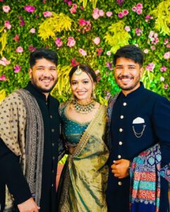 Alisha Prajapati Instagram - Congratulations beautiful! ♥️ 14.12.2022 | Here’s to the new beginning of your life, a never ending love story. Be happy in every moment, soak it all in, the best is yet to come! 
As i said, @romil0892 take care of her, she’s our pride and love, which we’ve given you. 

It was an absolute honor to be by your side @meghakarnani, wishing you both a beautiful life ahead filled with love, happiness and wonderful memories.

Yours,
Ali 🫶🏻