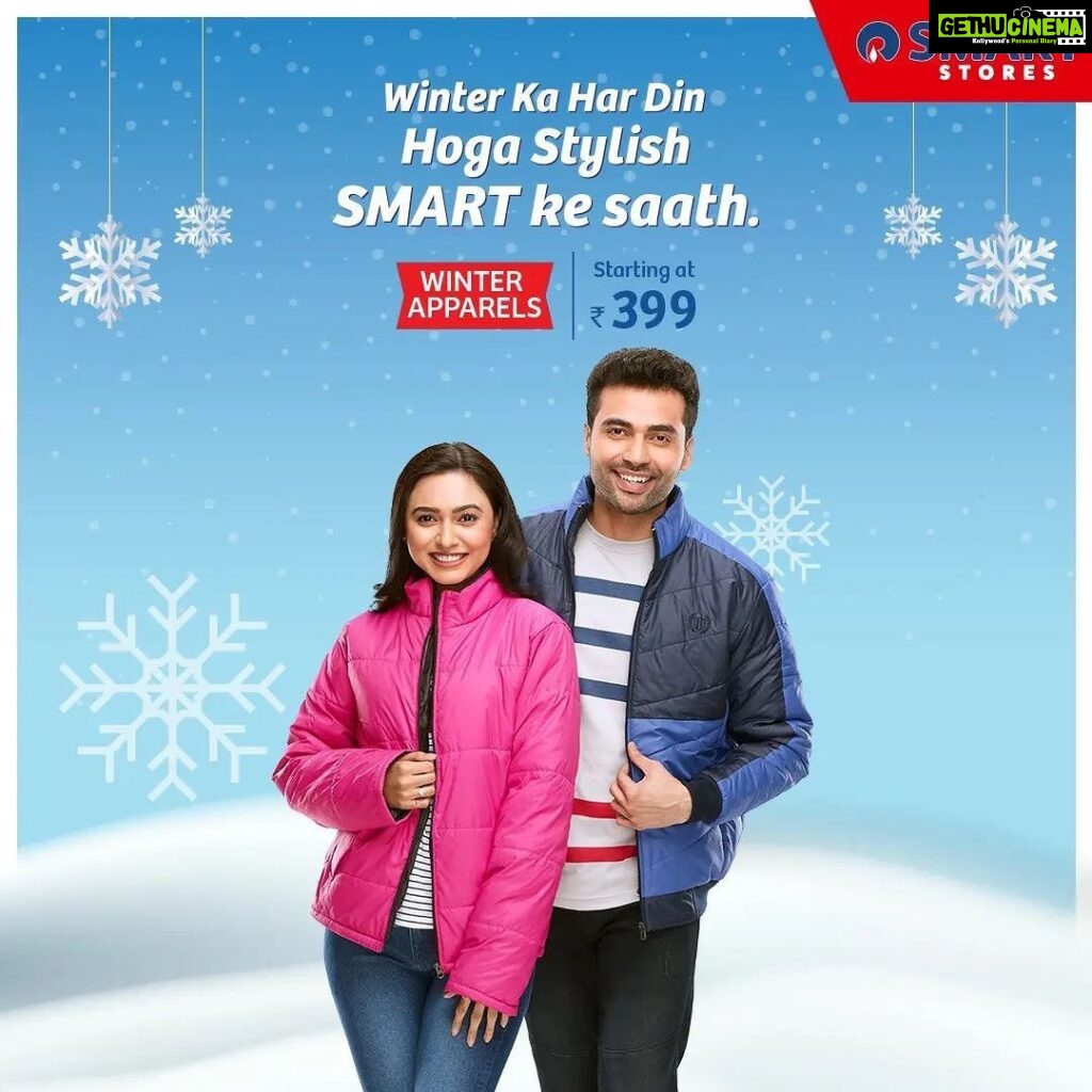 Alisha Prajapati Instagram - expedited winter :): with @smartsuperstore