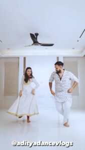 Alisha Prajapati Instagram - Apna Bana Le Piya 💜 Ft:- @alishaprajapati | ADITYA DANCE VLOGS |
 @varundvn @kritisanon @arijitsingh 

🧠:- @adityadancevlogs 

@alishaprajapati we need to shoot often 🙈 it took us 4 years to our second collab video 😂 But this was fun 🤍 
Let’s do more of this super soon ✨ 
.
.
Video :- @kishansoni_photography thank you so much for all the patience 🤍🙏🏻 Wouldn’t have been possible without you 

@dhwaniisonii @jaydev_gajjar thank you so much guys ❤️🙏🏻 for all the help ✨
.
.
#adityadancevlogs#dance#apnabanalepiya#dancereels#explore#semiclassical#varundhawan#kritisanon#arijitsingh#reel#reelsinstagram#reelsvideo#reelkarofeelkaro#viral#trending#dancecover#trending#passion#lovemyjob#ahmedabad#india#bollywood