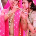 Alisha Prajapati Instagram - Wishing the eternal and divine love of Radha Krishna to everyone this Holi. 💗 For @Asopalav In frame with me @vishal_d_o_p Styling by @drashtigajjar94 Makeup and hair by @aanalsavaliya and team Shot by @kpfilms31 @yess_drama