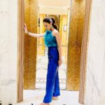 Alisha Prajapati Instagram - e x p l o r i n g 🦋 MUAH @makeupbykrishnashah Wearing @dvfashionstudio @disha_vadgama Styled by @idivyeshtalaviya @styledbydivyesh Assisted by @vaidehi1312 Heels @lemonpepperofficial ITC Hotels