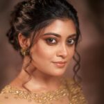 Ammu Abhirami Instagram - Outfit: @nirali_design_house Makeup: @makeup_by_kez Hair: @banuhairstylist Photography: @haran_official_ Jewellery: @challani_jewellery Location: @gbstudio_films