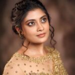 Ammu Abhirami Instagram - Outfit: @nirali_design_house Makeup: @makeup_by_kez Hair: @banuhairstylist Photography: @haran_official_ Jewellery: @challani_jewellery Location: @gbstudio_films