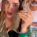 Amrapali Dubey Instagram - सॉरी ससुरजी, पर reel भी त important बा ना 🥲😂