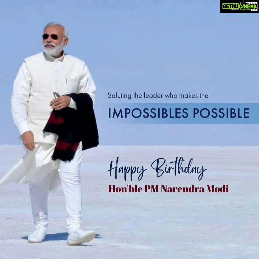 Amrapali Dubey Instagram - Happy Birthday @narendramodi ji 🙏🏻
