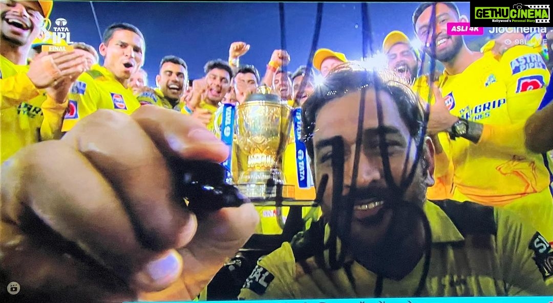 Amrapali Dubey - 228.8K Likes - What a win yet again 🥰💛 #cskforever #msdianforever 💛 #sirjadeja😎💪🏻