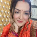Amrapali Dubey Instagram – Happy Karwachauth to everyone fasting 🥰❣️ may your lives be filled with love for each other 😘