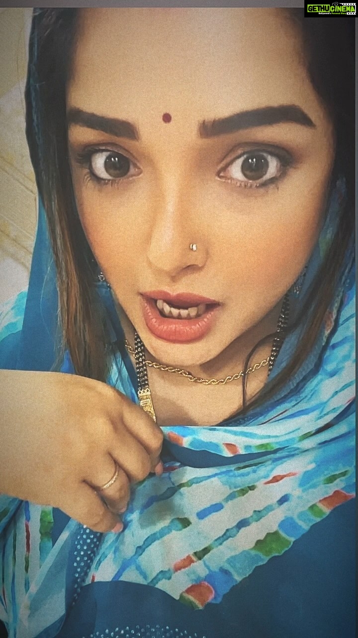Amrapali Dubey Instagram - Bach ke rehna re baba 🤪😘
