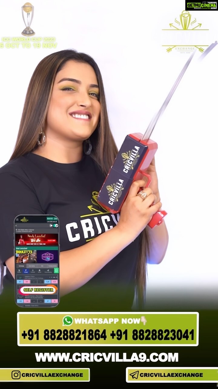 Amrapali Dubey Instagram - No fun in life without games? Look no further than @cricvillaexchange🏏, Now don’t just watch cricket, Play it! 🤑Ready to dive into the fun of 1000+ Sports & Casino Games? Visit cricvilla9.com to experience excitement like never before. 🤑Join us now by registering on www.cricvilla9.com 🏆Win and show the World what you’re made of! 🤑Get a fantastic 10% bonus on deposit you make! Simply use the referral code ( CRICBONUS ) to avail of the bonus. ➡️Register now through the link in our bio or contact us via WhatsApp at Given Number Below https://wa.me/918828821864 https://wa.me/918828823041 #sports #cricket #winbonus #register #football #tennis #unlimited #document #safe #secure #cricvillaexchange #easy #bonus #reels #instaforreel #growthforyou #Ad #CRICVILLA9 #collaboration #CRICVILLABONUS