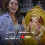 Amruta Khanvilkar Instagram - With Bappa’s blessings this festive season I am here with an amazing roadtrip as promised ! Ganpati Bappa Morya✨ Presenting Ticket To Maharashtra with Amruta Khanvilkar. Episode 1 Streaming this Sunday 11 AM onwards. Watch Exclusively only on my YouTube channel! Presented By - @videowaleengineer & @mgmotorin Powered by - @boat.nirvana Co- Powered by - @dabur.meswak ##TicketToMaharashtra #VideowaleEngineer #MGMotorIndia #DoWhatFloatsYourboAt #DaburMeswak #roadtrip #travelshow #adventure #maharashtra
