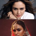 Amruta Khanvilkar Instagram - #thisorthat @shrutisbagwe @nehachaudhary_ @vinayak_makeup @seemaaofficial #amrutakhanvilkar