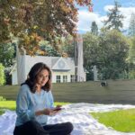 Amruta Khanvilkar Instagram - When the sun is just right and your co star is a decent photographer 🥲 @shubhankar_tawde thankyou #londondiaries