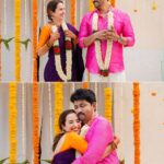 Amrutha Srinivasan Instagram – @evamkarthik and I thought, contemplated, insisted to our parents and arrived at this beautiful ceremony we invented for our wedding. 

We wanted our friends and family to be the ones to officiate/conduct our wedding. Both sides of the family were introduced to each other – they spent time getting to know each other. Everyone felt included. Our babies Sky and Shadow had matching scarves. Paatis and Thathas were remembered. Childhood stories were shared. Poetry was recited. A Nigerian Wedding Ceremony tradition was incorporated where the bride and groom are hyped in a friendly fight between either sides. My heart melted at what our people spoke about us. There was love, all around. There was laughs and giggles and tears (even with the absence of a homa gundam😂) ♥️

It only seemed befitting that breakfast for everyone was ordered from our very own @sangeetharestaurantofficial 😂♥️

I wore my paati’s neli modhiram, Karthik’s mom’s kemp set from @sukra_jewellery , valaiyal I bought in pondy bazaar. 

I was able to quite literally wear all of these with ease till the end of the day.

Looking at this picture I’m also getting reminded of Sekar Anna who showed me my sarees and Moorthy anna who did the end tassels (mudi potufying) at @nallisilksarees . :) 

The beautiful thoranams and flowers all along the motta maadi parapet was so beautifully done by @vizhamedai , making our dream of an intimate terrace wedding come true!

Shot by my life @dignifiedrepose of @simplepicturesco 

My blouse and Karthik’s shirt: @ashwin.thiyagarajan 
I did my own make up and hair for this day (duh, clearly 😂).

#sweetkaramwedding #sweetkaram ♥️