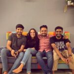 Amrutha Srinivasan Instagram - Alexa, play "engal veetil ellaa naalum kaarthigai" ... (me hoping this will work, not even owning an Alexa). I'm framing this one for sure. I may have been at my worst physical health today but you guys just are unbelievably loving and fun that I almost forgot about it for five minutes in between the puking 🥲 Love you all loads. ♥️😭 P.S.: Next time Pizzas and football here okay? (nadula kelvi kepen avan edhuku ippo ball'ah corner ku eduthutu ponaan nu).