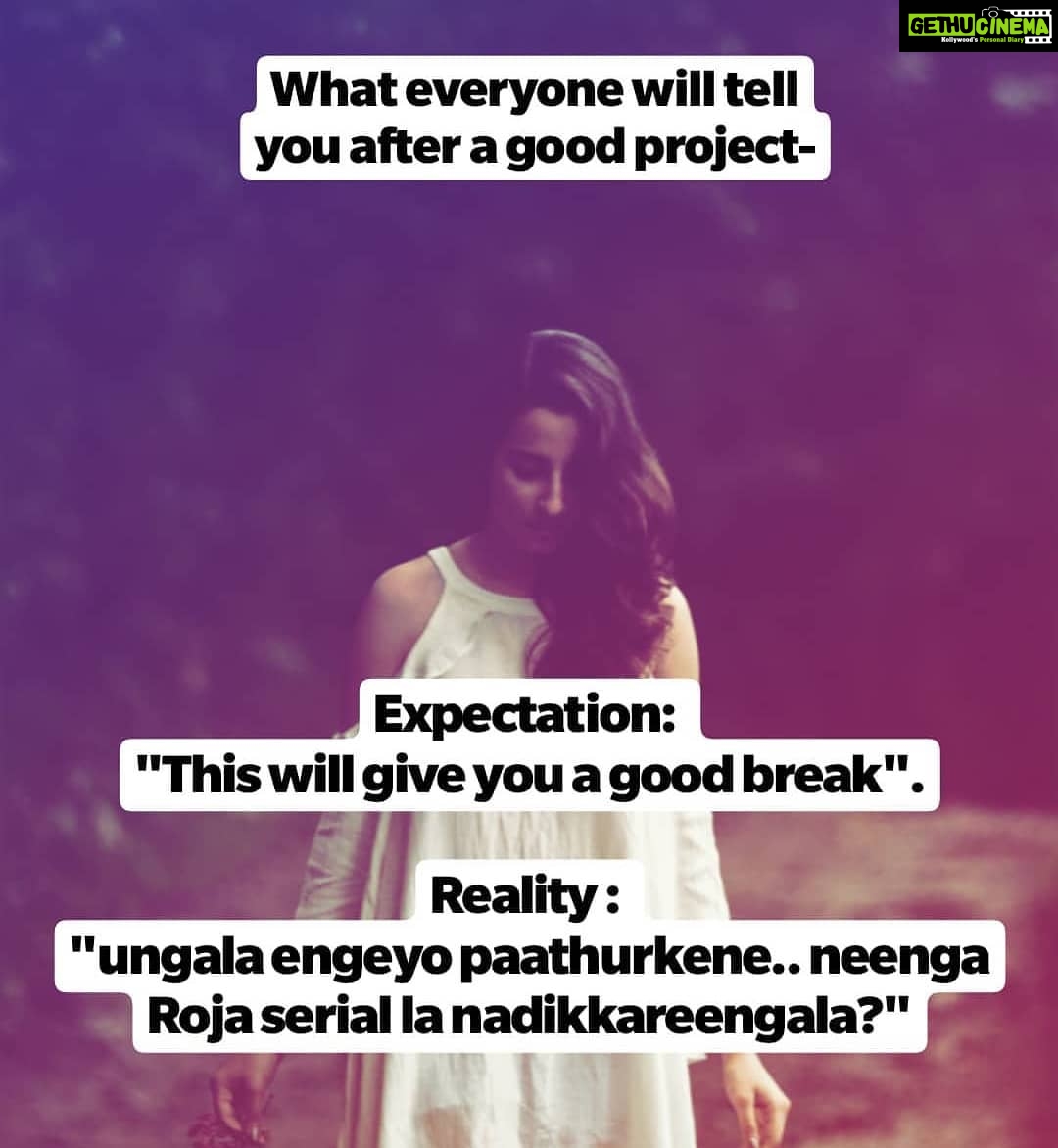 Amrutha Srinivasan Instagram - Under popular demand. Resharing my story as a post. There are days I wonder if I'm going in the right direction. I talk to people. I listen to people talk. Sometimes it helps and mostly, it has me doubting myself. On those days, my head is filled with messages in my DM that go like "ey vella Kaka.."; "attitude p*nda"; "North Indian dhaane nee unmaiya sollu"; "oh Brahmin fuck uh you are"; "wow you think you're entitled to work?"; etc... I think of all the "keep going"; "I love your work"; "Livin' Season 2 yeppo?"; "Akka"; "I wish you act in a GVM movie soon" (idhu naane yosichirken.. aasa padalaam.. thappilla..) on my DM's. I love you all for all the positivity. And I feel bad when I read those hate-messages. But. I'm learning to deal with it all in the most balanced way I can and make a decision that benefits me and the ones I care about (right now I'm at the top of that list 😬) #onedayatatime