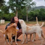 Amrutha Srinivasan Instagram - Just gonna leave these here without an explanation. Want to remember and cherish this day forever. @fit_o_crazy @evolving_lifee @pankajkrishnan @deepak_darshan_ and everyone that was there 💜 P.S.: I'm convinced I was put on this Earth to pet as many dogs as I can.