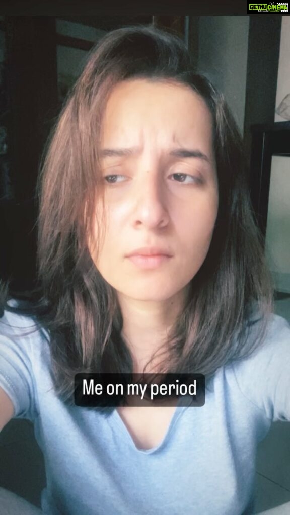 Amrutha Srinivasan Instagram - My no-uterus friends who are kind and accepting but do not understand hormones looking at me like "🙃"