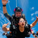 Amulya Instagram - One numb moment of my life ❤️ #skydive #skydivedubai Thank you @tours_i_go_holiday for organising this amazing adventure .. A stunning memory for this lifetime..🪂