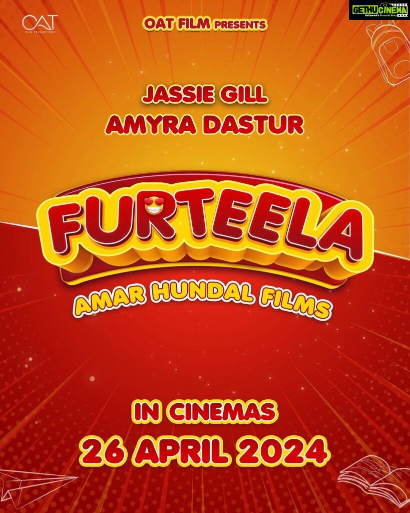 Amyra Dastur Instagram - Note The Date 👍 “FURTEELA” releasing on 26th April 2024 @amarhundal1 @amyradastur @oatfilmproduction @saregama_official @saregamapunjabi