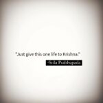 Anagha Bhosale Instagram - Srila Prabhupada's 46th Disappearance Day . Swipe⬅️ "All of us have had billions of births, and we have always given those lives simply to sense gratification. If you give one birth to Krishna, you will not be the loser. JUST GIVE ONE LIFE TO KRISHNA And if you're not satisfied, you still get more births." - Srila Prabhupada . Spirit soul is one; therefore, only one activity: to serve the Lord. That's all. The Lord is one, and the spirit soul, qualitatively one, and the activities also one. That is our mission: one God, one mantra, one scripture, one activity. One God: Krsna. One mantra: Hare Krsna. One scripture: Bhagavad-gita. And one activity: to serve Krsna. That's all. . Please start chanting Hare Krishna mahamantra everyone 🙏🏻 #harekrishnaharekrishnakrishnakrishnahareharehareramahareramaramaramaharehare