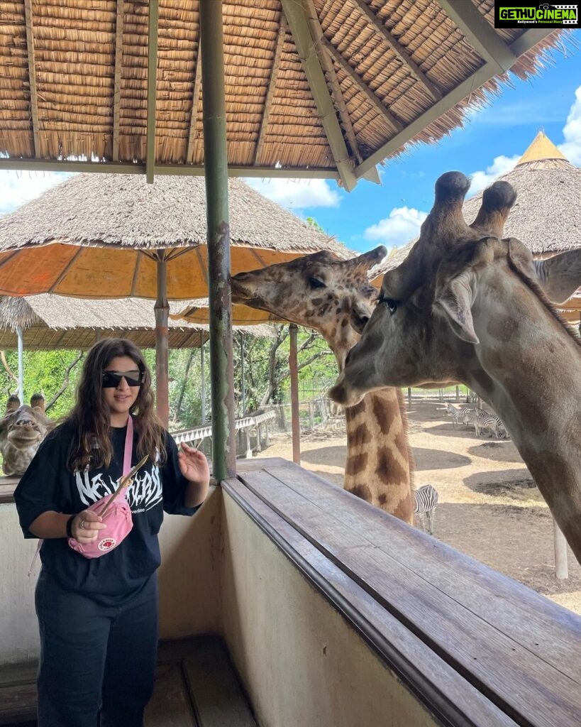 Ananya Agarwal Instagram - swipe to go back in time🕰️ Safari World