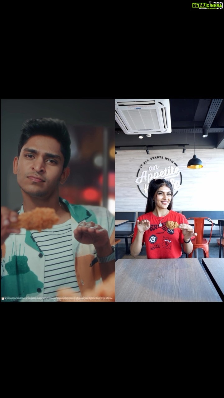 Ananya Rao Instagram - Dancing to the tunes of Arabic Kuthu with Colonel Sanders at KFC 🍗💗💃 Nothing is better than enjoying my all time favourite- KFC’s golden, crispy and crunchy chicken with the OG celebrity chef himself🍗🥰 @KFCIndia_official chicken veliyea crunchy ullae juicyyyyy❤️ #KFCIndia #KFCChennai #Collab #ColonelSanders #Dance #ChennaiFoodies