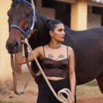 Ananya Rao Instagram - Happy in my own world🥰 #shoot #horse #newme #new #change #pretty #strong #alive #love #happymood #stronghead #peaceful #beauty #beautiful #feelingblessed #prettyhot #ananya #feltpretty #southindiangirls #south #indiangirls #india #instagram #instagood #instadaily #soul #glow #tattoo #tattoos #ananya #twins
