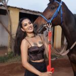Ananya Rao Instagram - Happy in my own world🥰 #shoot #horse #newme #new #change #pretty #strong #alive #love #happymood #stronghead #peaceful #beauty #beautiful #feelingblessed #prettyhot #ananya #feltpretty #southindiangirls #south #indiangirls #india #instagram #instagood #instadaily #soul #glow #tattoo #tattoos #ananya #twins