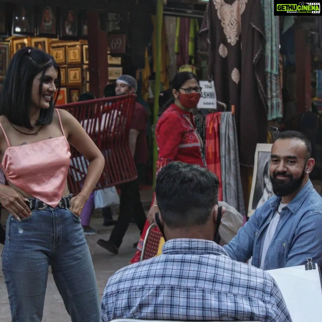 Ananya Rao Instagram - Israeli Pablo X Harley Quinn. Clicks from our date at Dilli Haat during the shoot of IRL. Streaming now on NETFLIX