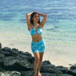 Ananya Rao Instagram - 🧜🏻‍♀️🧜🏻‍♀️🧜🏻‍♀️ #happy #mauritius #vacation #livingthedream #livingthelife #bikini #tattoo #beach